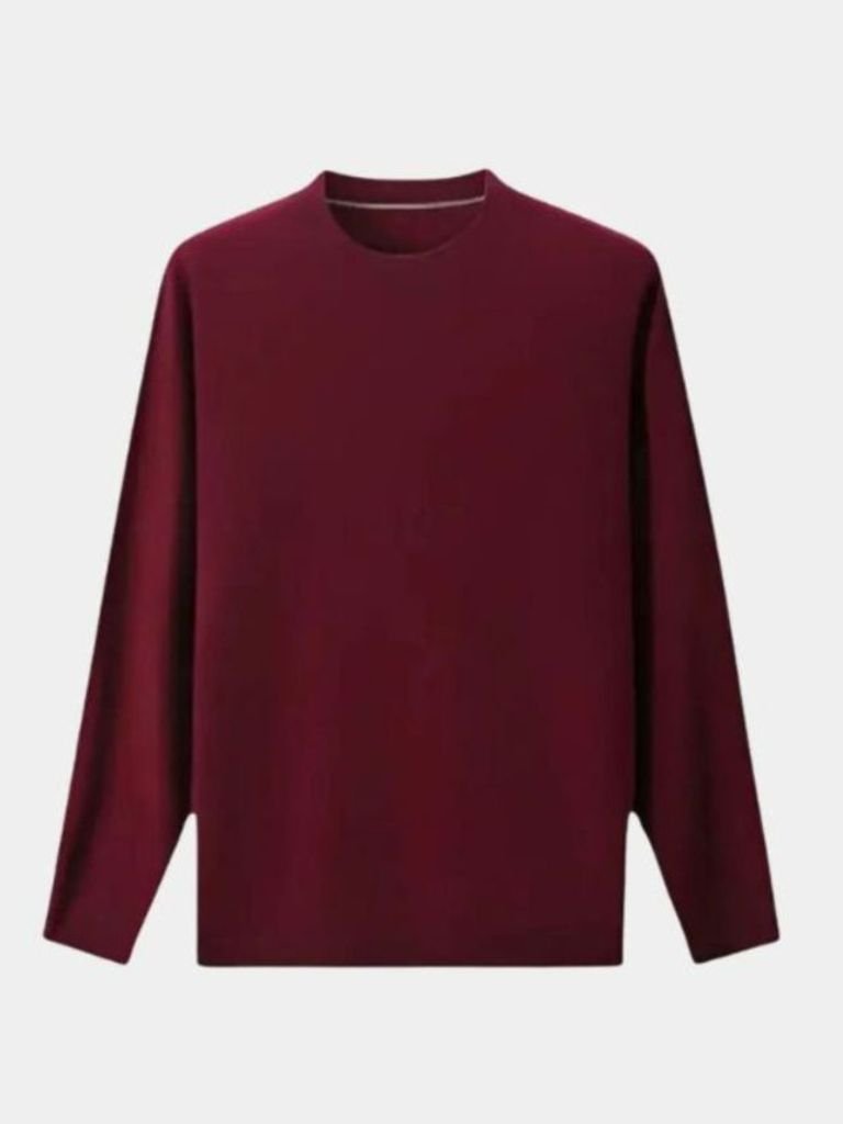 Pull Col Rond en Maille Premium - Cross & Crown