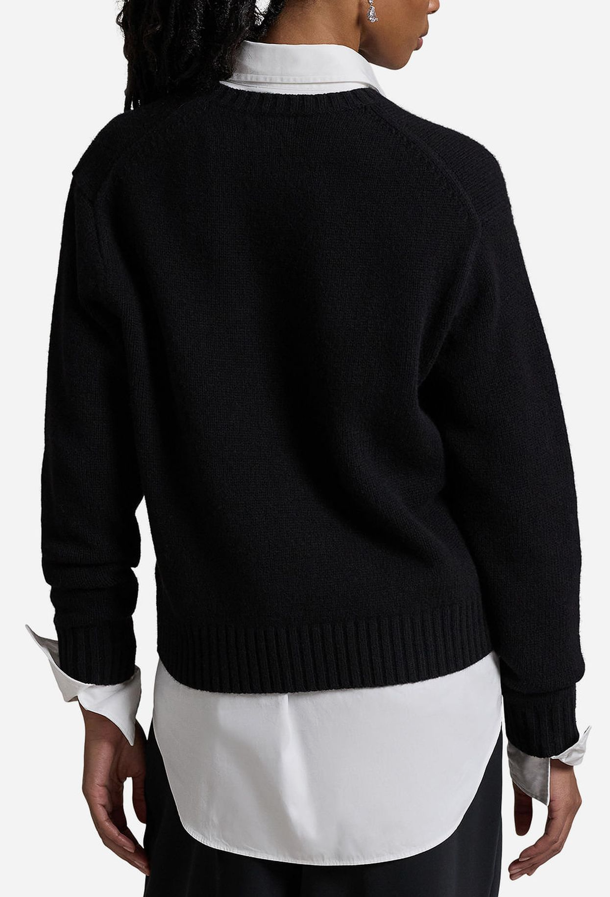 Men's Sweater  | Black Polo Bear