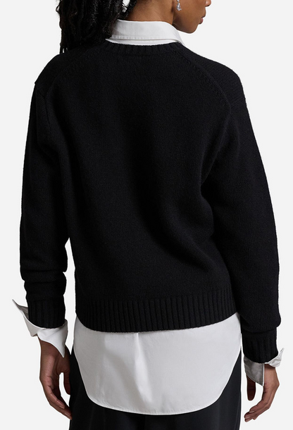 Men's Sweater  | Black Polo Bear