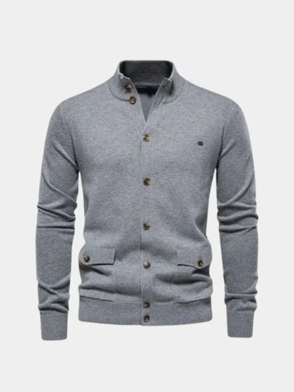 Cardigan coton tricoté Cross & Crown