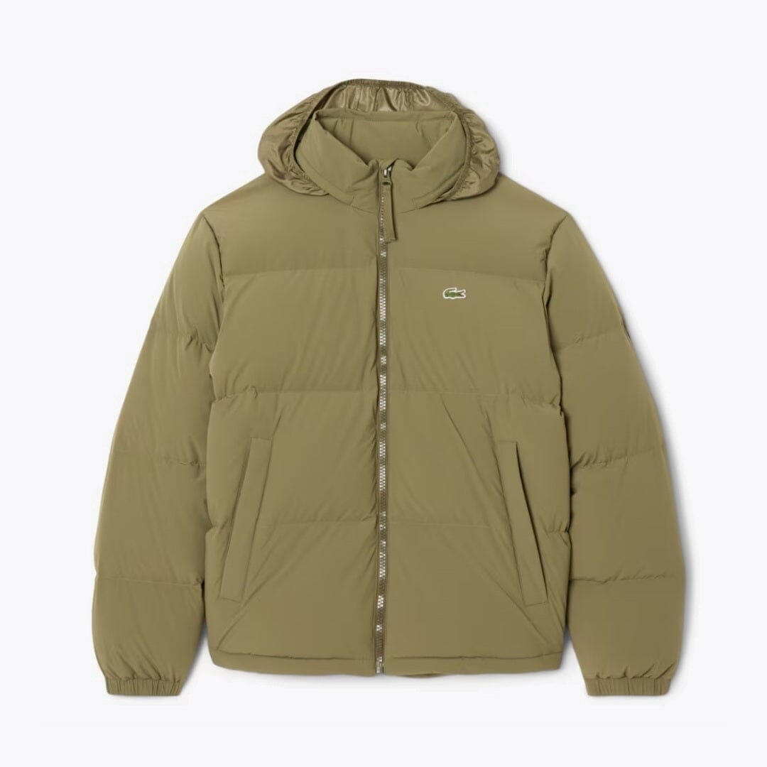 L.C Water-Repellent Hooded Down Jacket