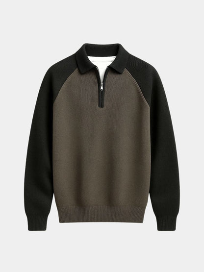 Pull Zippé Raglan - Cross & Crown