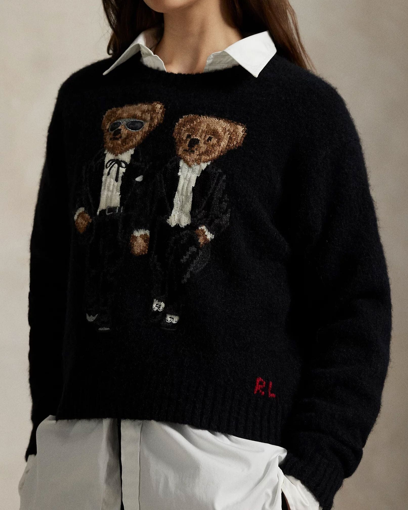 Men's The Ralph & Ricky Tuxedo Bear Sweater