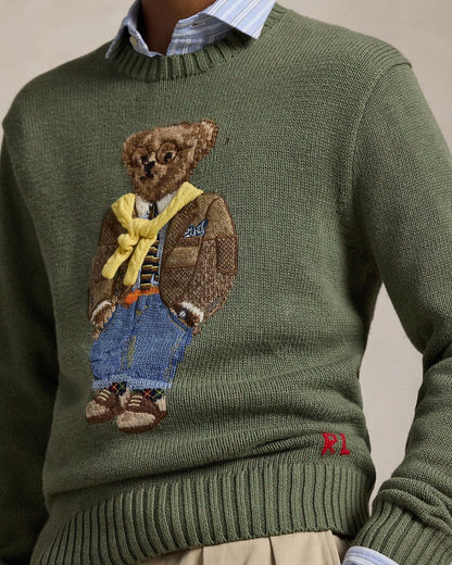 Men's Polo Bear Sweater