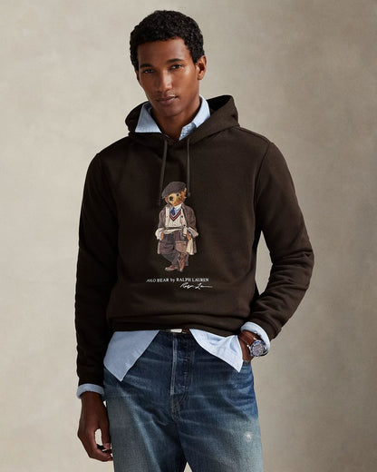 Men's Polo Bear Fleece Hoodie