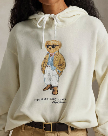 Men's Polo Bear Fleece Hoodie
