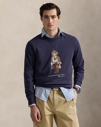 Men's Polo Bear Fleece Sweatshirt