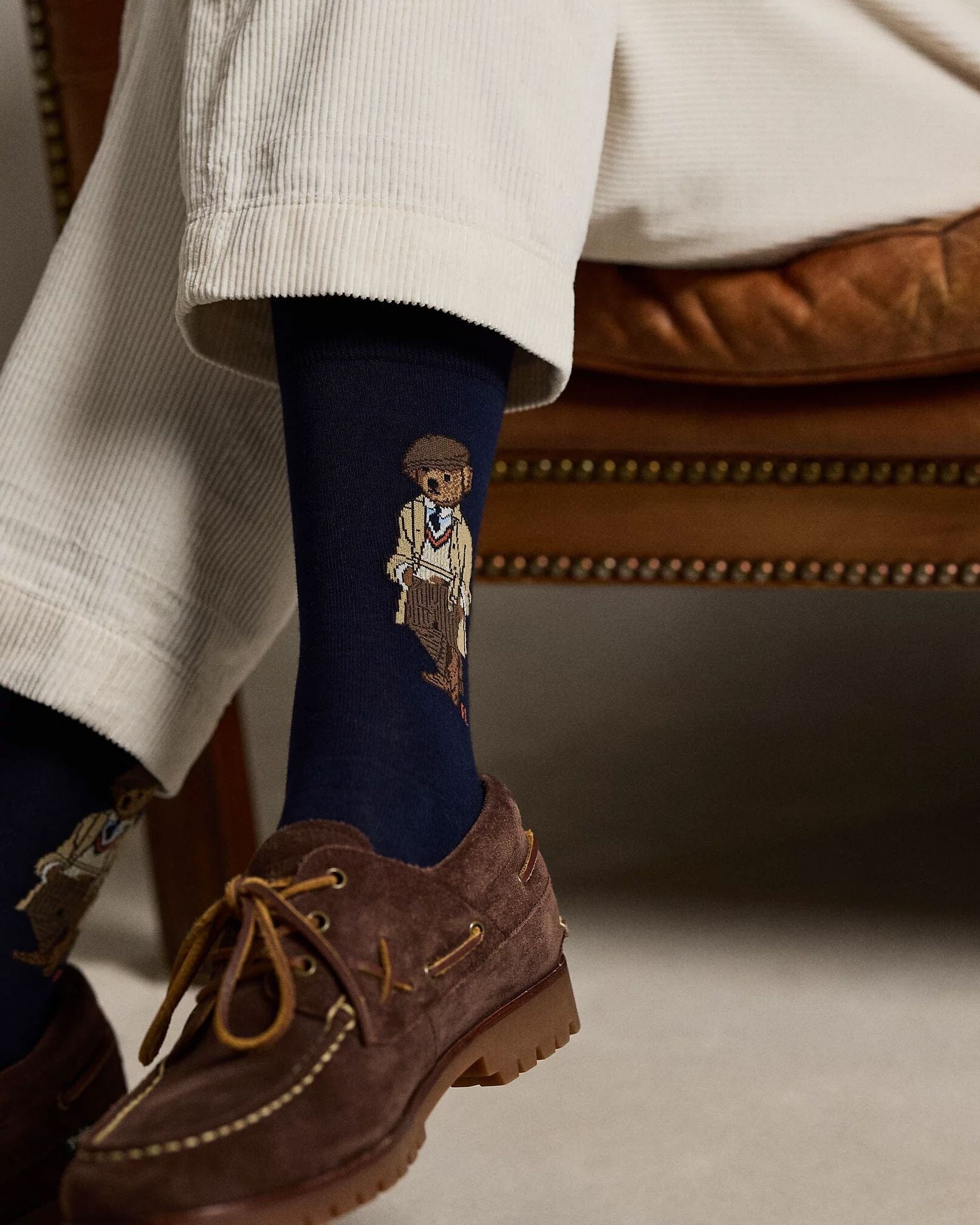 Men's Polo Bear Crew Socks 3-Gift Set