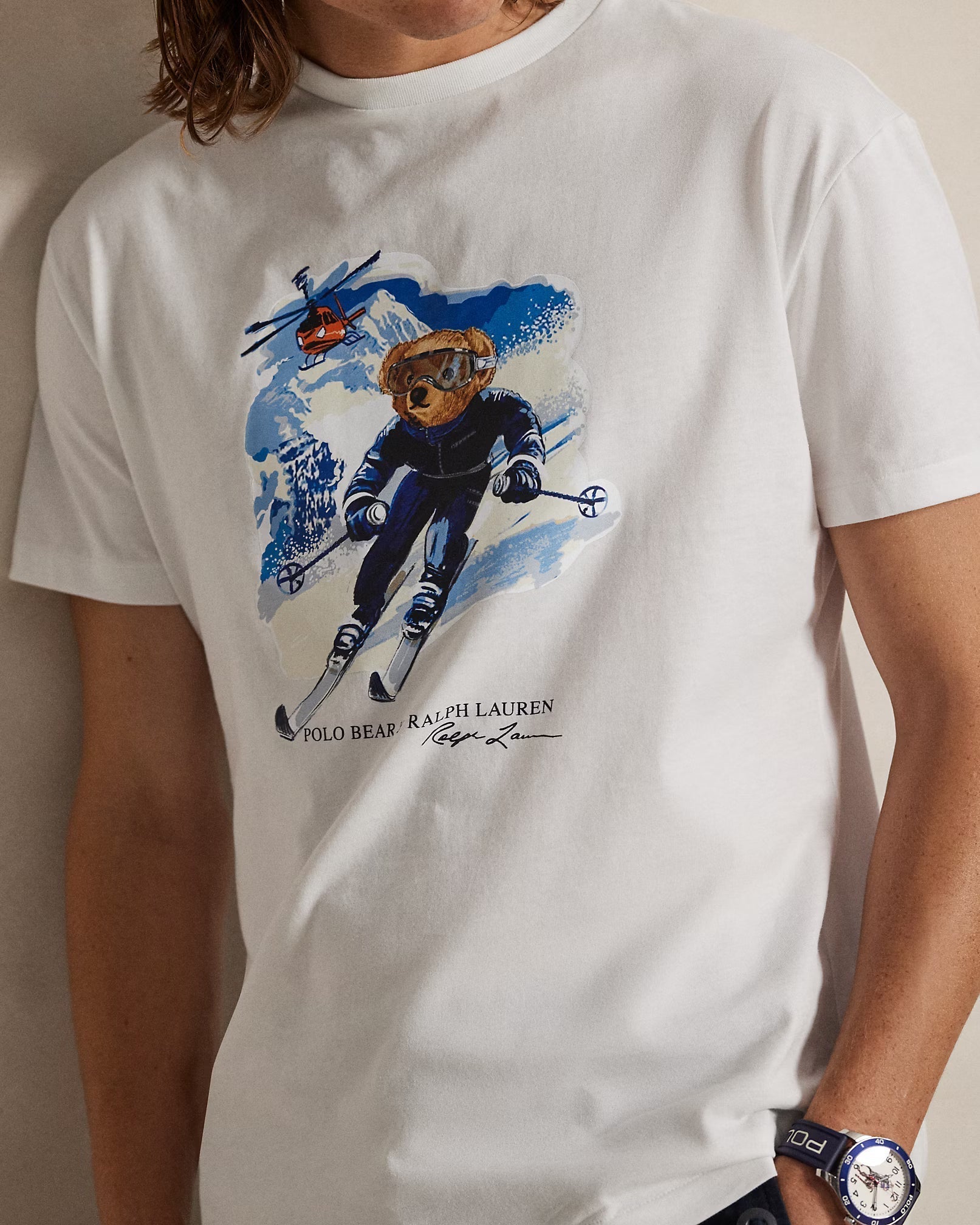Men's Polo Bear Jersey T-Shirt Classic Fit