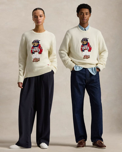 Men's Team USA Polo Bear Sweater