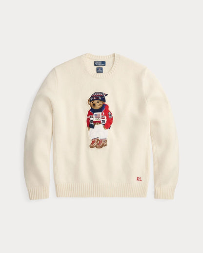 Men's Team USA Polo Bear Sweater