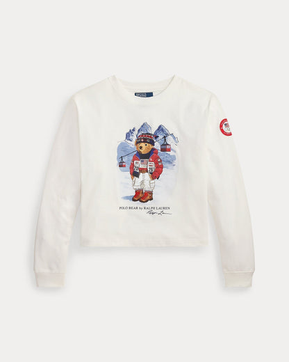 Men's Team USA Polo Bear Long-Sleeve T-Shirt