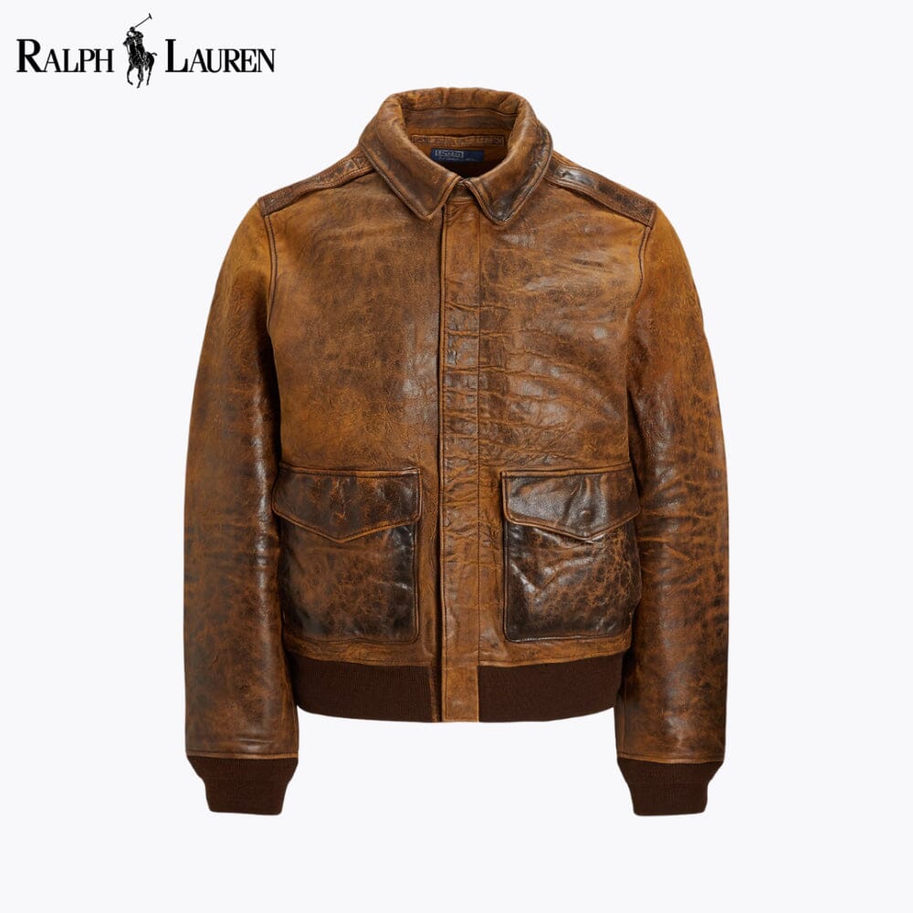 Men's Leather Flight Jacket