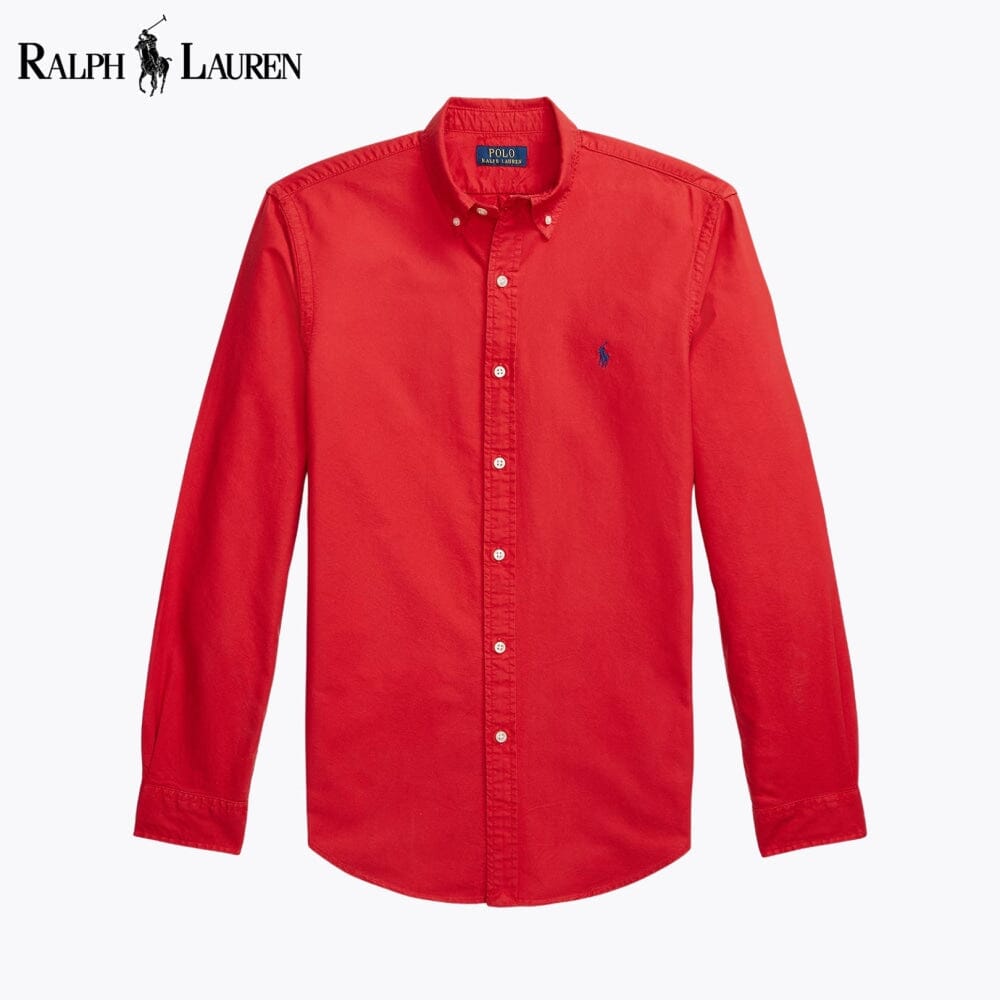 Men's Slim Fit Garment-Dyed Oxford Shirt