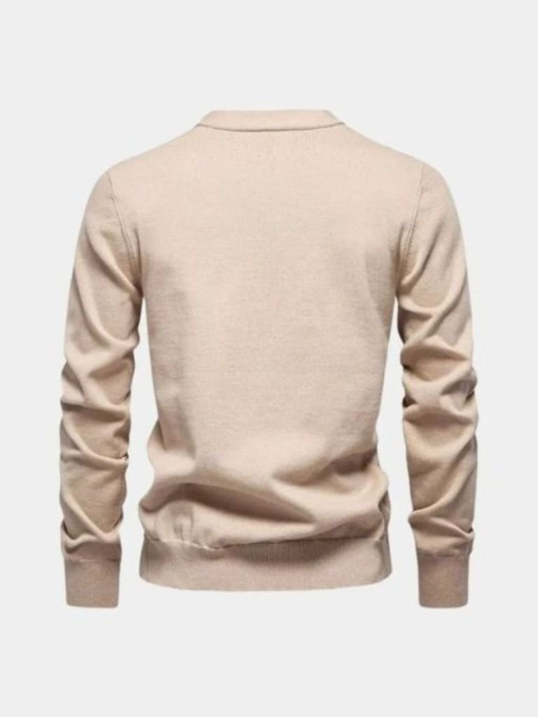 Cardigan col V en maille - Cross & Crown